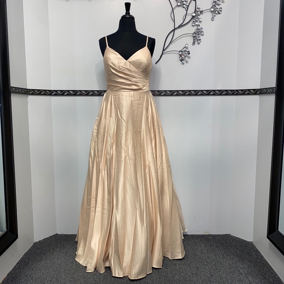 May Queen Dresses Champagne Aline Bridal Gown Poshmark